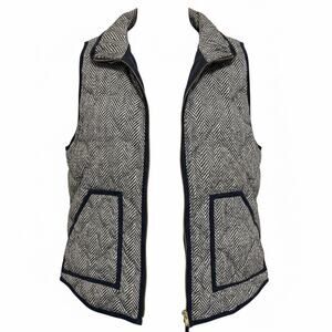 Crew Size M Herringbone Quilted Excursion Puffer Vest